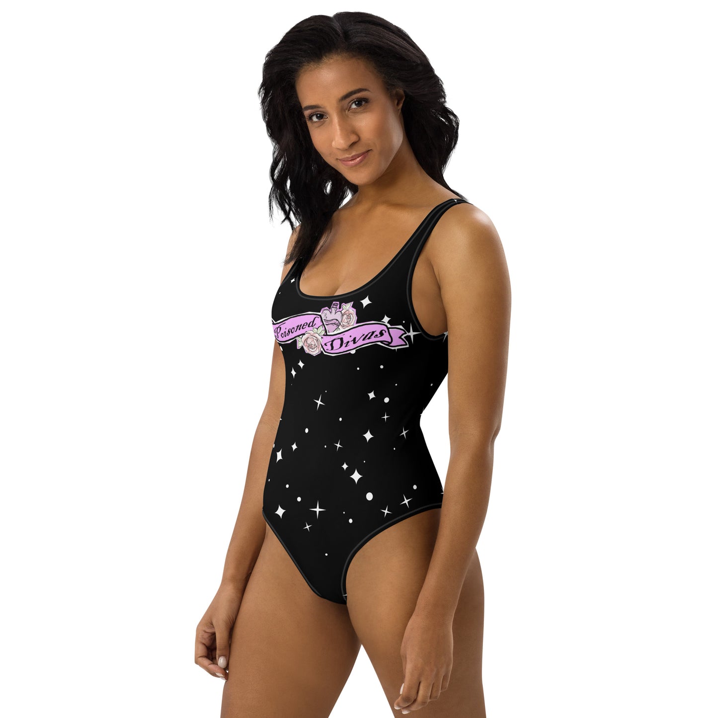 Poisoned Divas "star" one-piece swimsuit 1