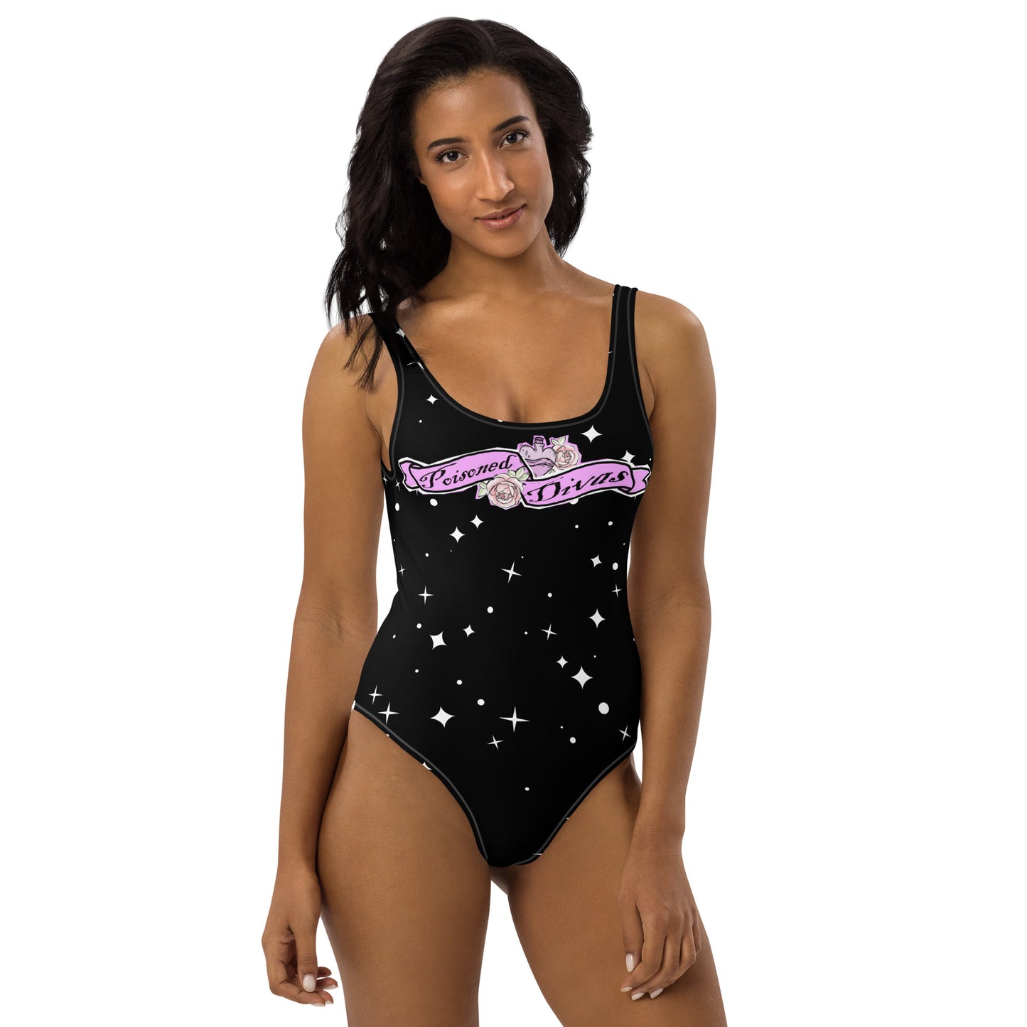 Poisoned Divas "star" one-piece swimsuit 2