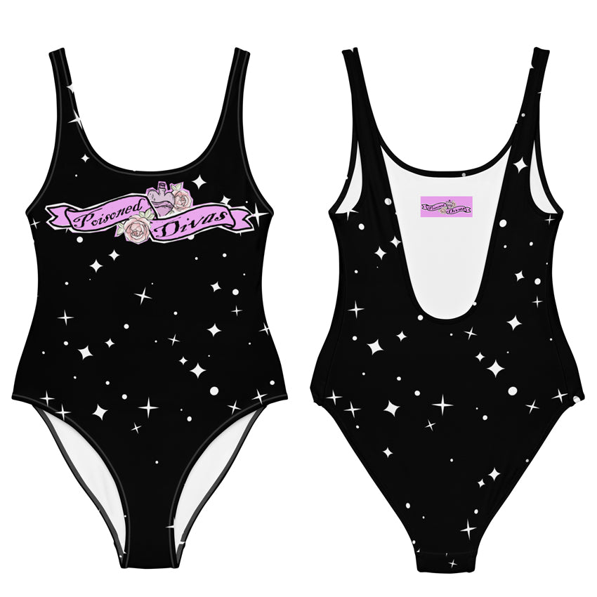 Poisoned Divas "star" one-piece swimsuit Poisoned Divas