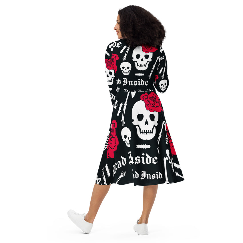 dita von teese dead inside long dress back