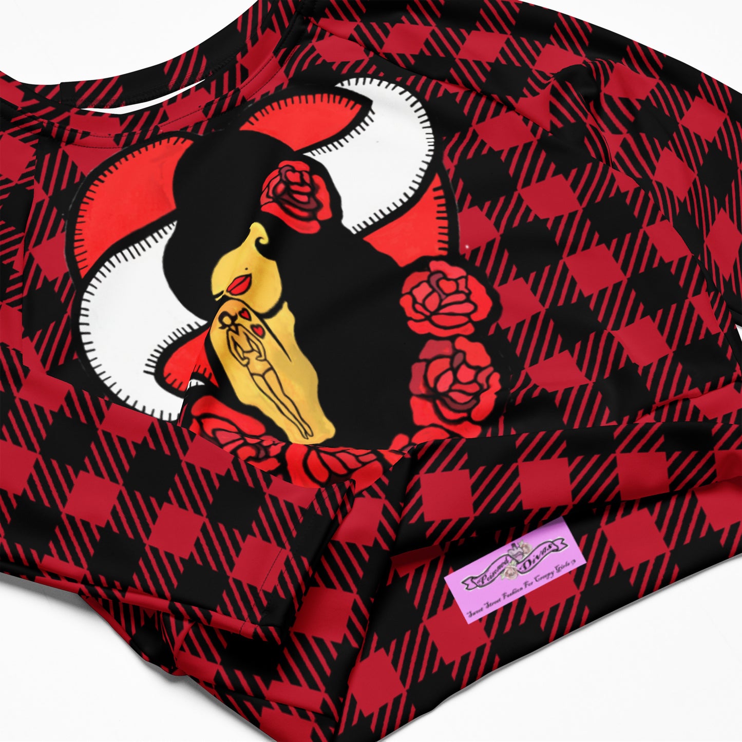 poisoned divas amy winehouse red croptop 1