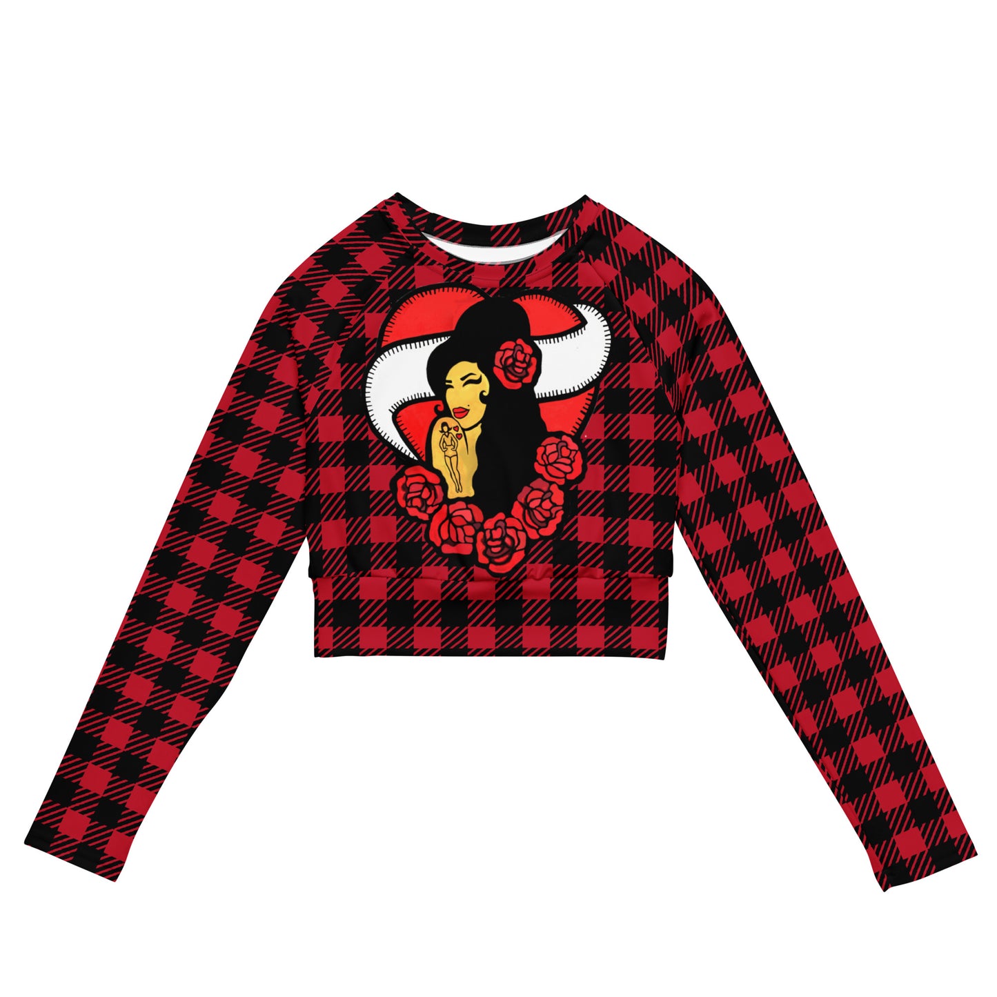 poisoned divas amy winehouse red croptop front