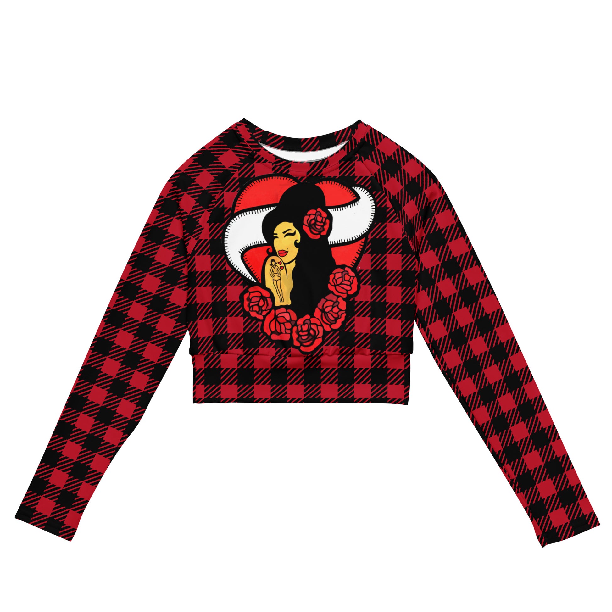 poisoned divas amy winehouse red croptop front